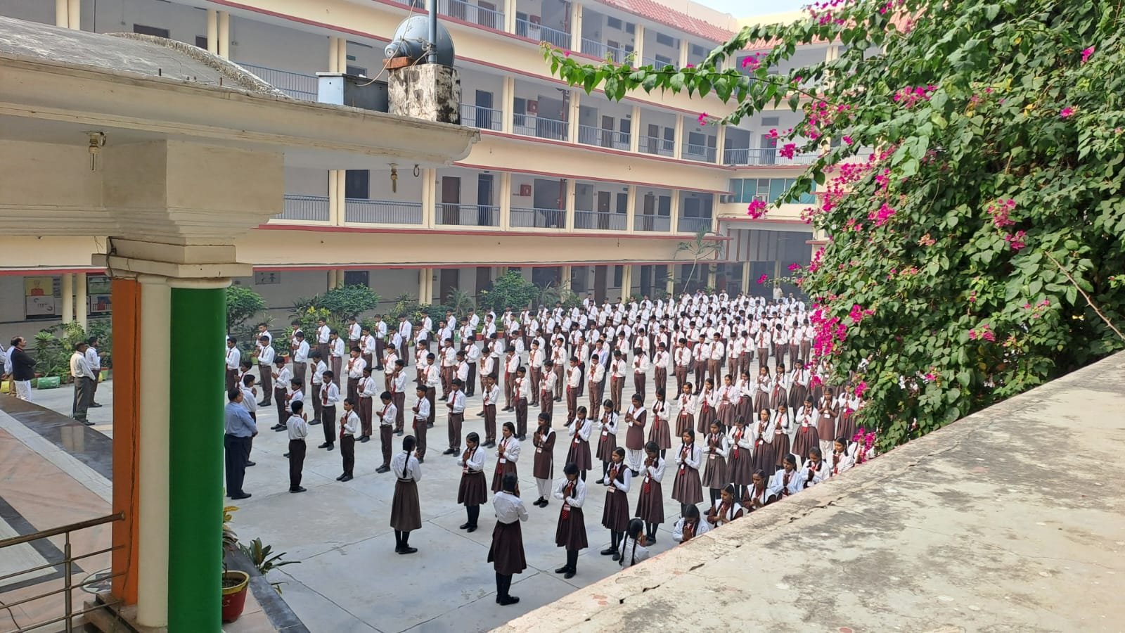 School campus (replace with your image)